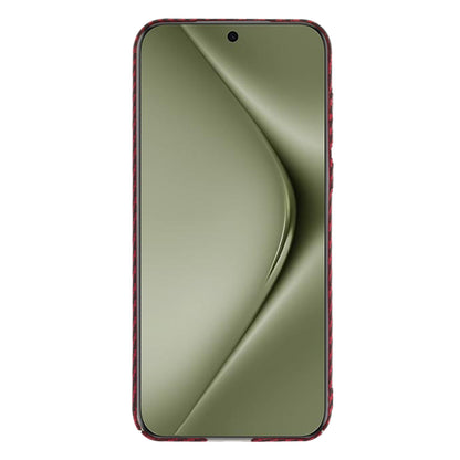 Case for Huawei Pura 70 Ultra, Techsuit, Carbonite FiberShell, Red