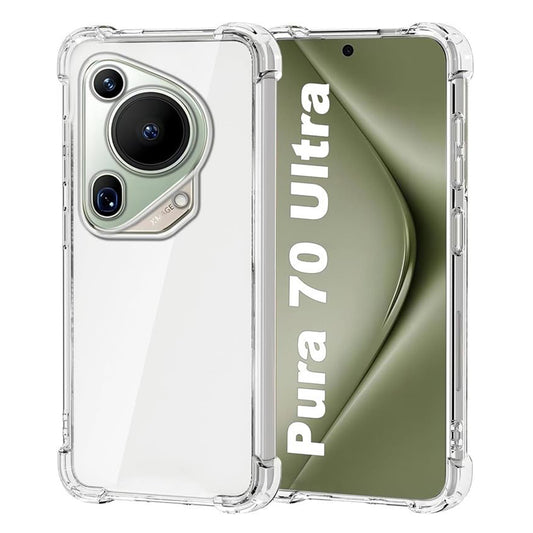 Case for Huawei Pura 70 Ultra, Techsuit, Shockproof Clear, Transparent