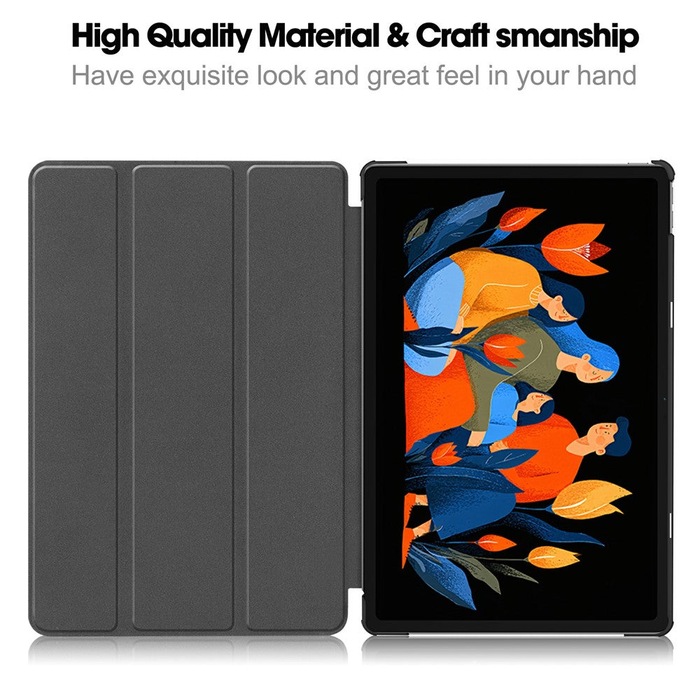 Case for Lenovo Idea Tab Plus, Techsuit, FoldPro Galaxy, Multicolor