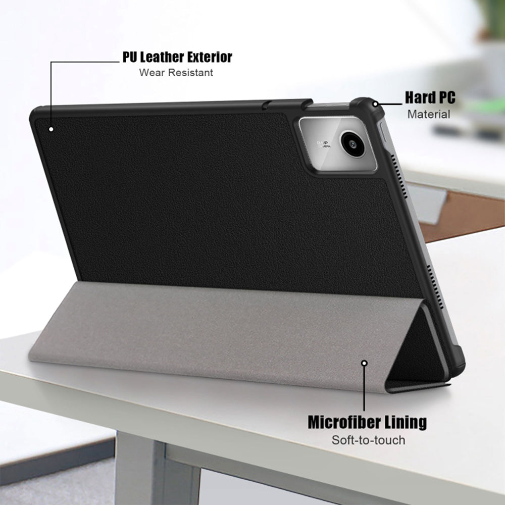 Case for Lenovo Tab M11, Techsuit, FoldPro, Black