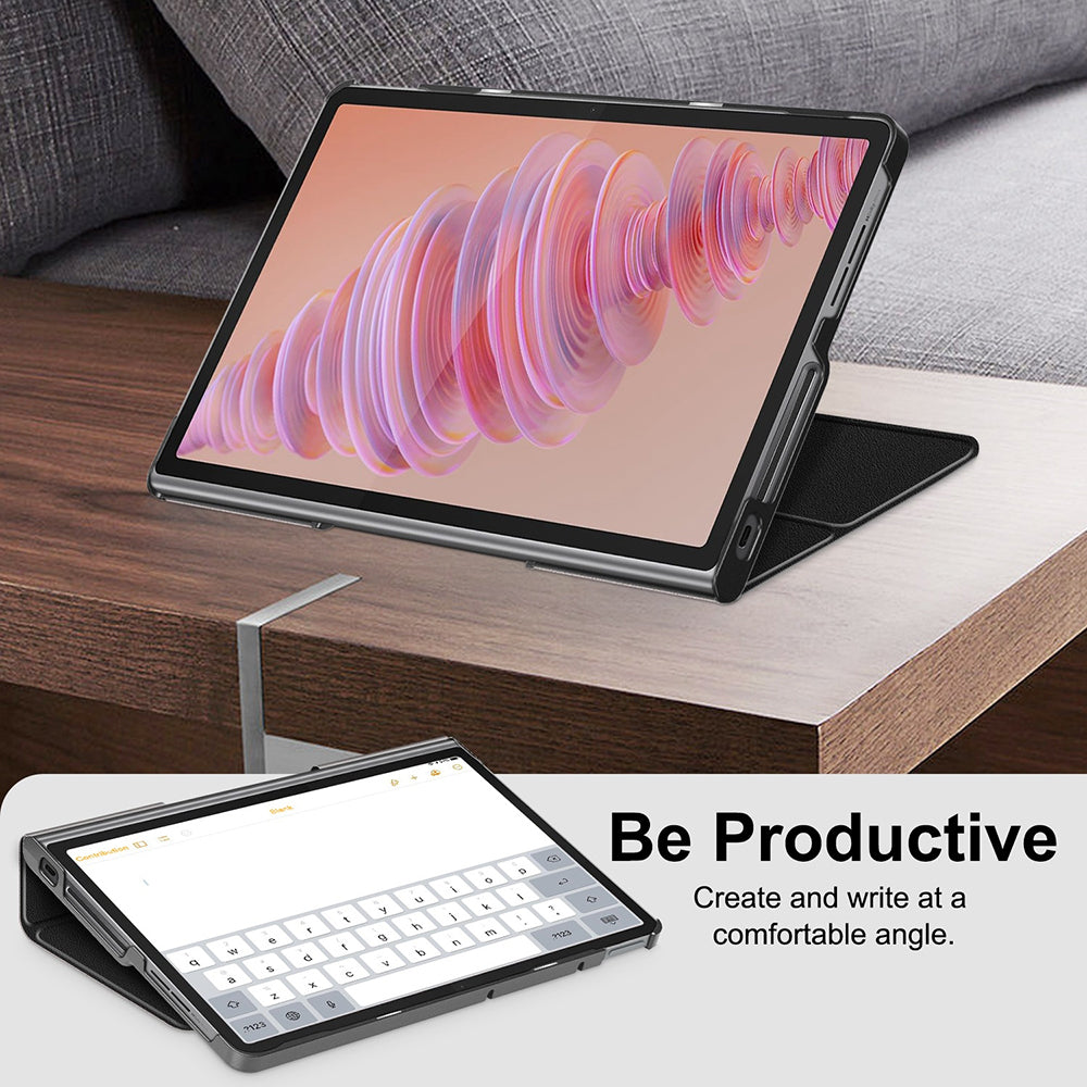 Case for Lenovo Tab Plus 11.5inch, Techsuit, FoldPro, Black