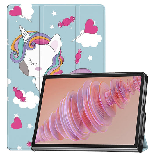 Case for Lenovo Tab Plus 11.5inch, Techsuit, FoldPro Unicorn, Multicolor