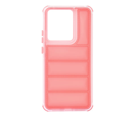 Case for Motorola Edge 50 Pro, Techsuit, Wave Shield, Red