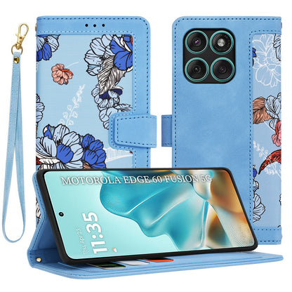 Case for Motorola Edge 60 Fusion / Edge 60, Techsuit, FlipCraft, Blue
