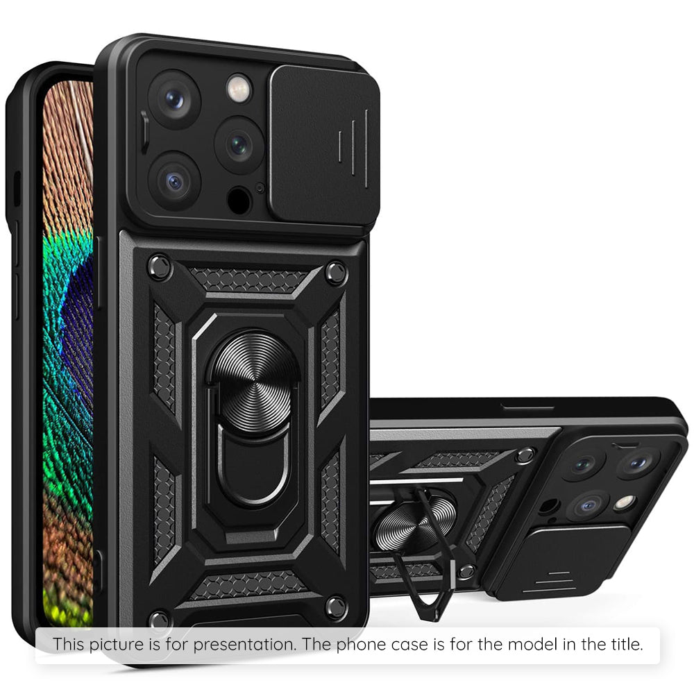 Case for Motorola Edge 60 Pro, Techsuit, CamShield, Black