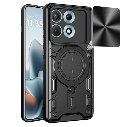 Case for Motorola Edge 70 Max, Techsuit, CamGuard Pro, Black
