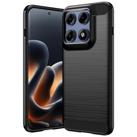 Case for Motorola Edge 70 Pro, Techsuit, Carbon, Black
