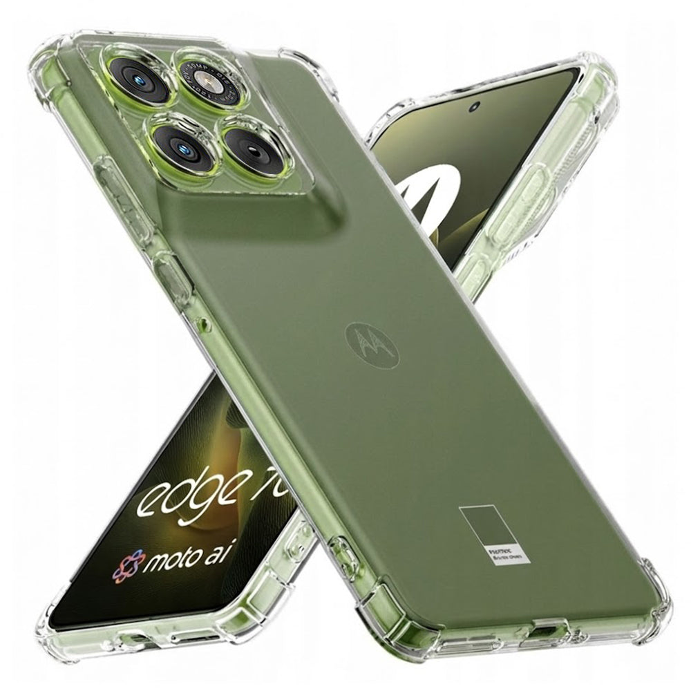 Case for Motorola Edge 70, Techsuit, Shockproof Clear, Transparent
