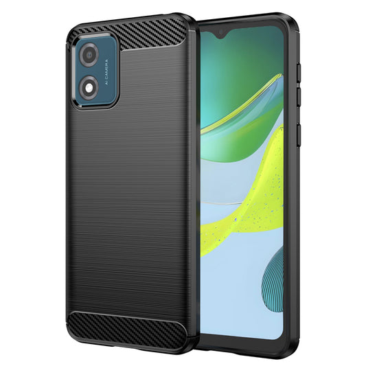 Case for Motorola Moto E13, Techsuit, Carbon, Black