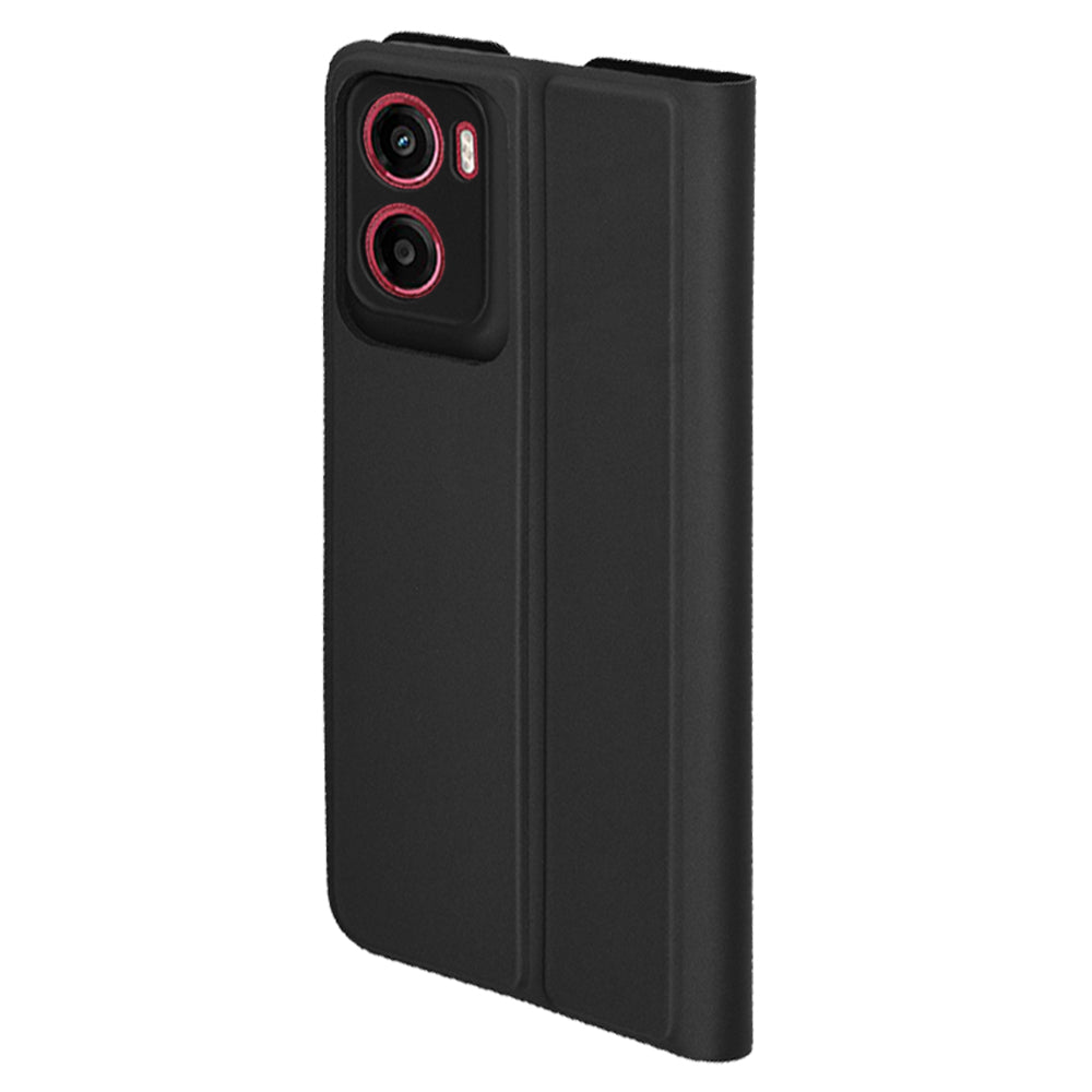 Case for Motorola Moto E15 / G05, Techsuit, Magskin Book, Black