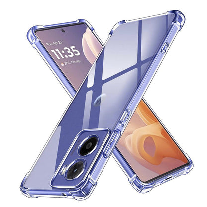 Case for Motorola Moto E15 / G05, Techsuit, Shockproof Clear, Transparent
