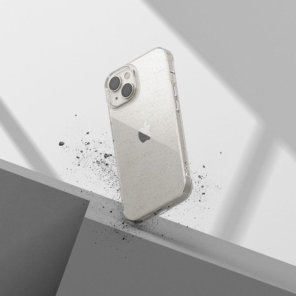 Case for Motorola Moto E15 / G05, Techsuit, SparkleSkin, Transparent