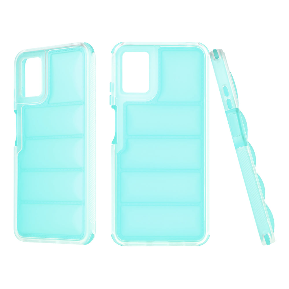 Case for Motorola Moto E22i / E22, Techsuit, Wave Shield, Turquoise