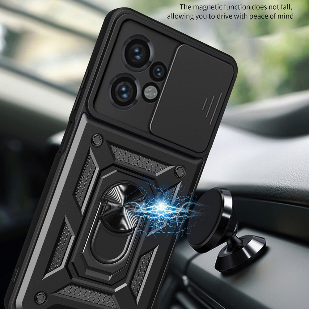 Case for Motorola Moto G04s / E14 / G04 / G24, Techsuit, CamShield, Black