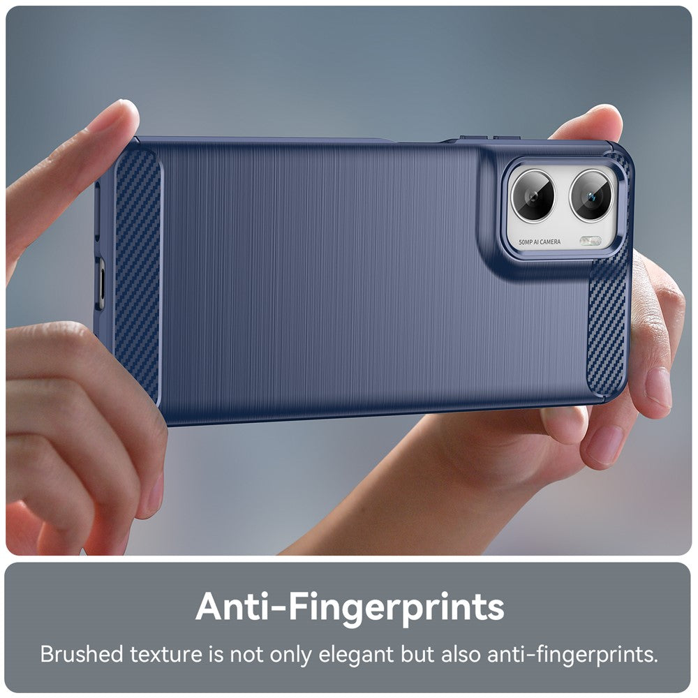 Case for Motorola Moto G06 Power / G06, Techsuit, Carbon, Blue