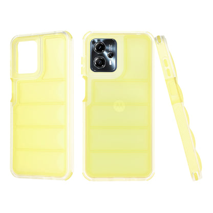 Case for Motorola Moto G13 / G23 / G53, Techsuit, Wave Shield, Yellow