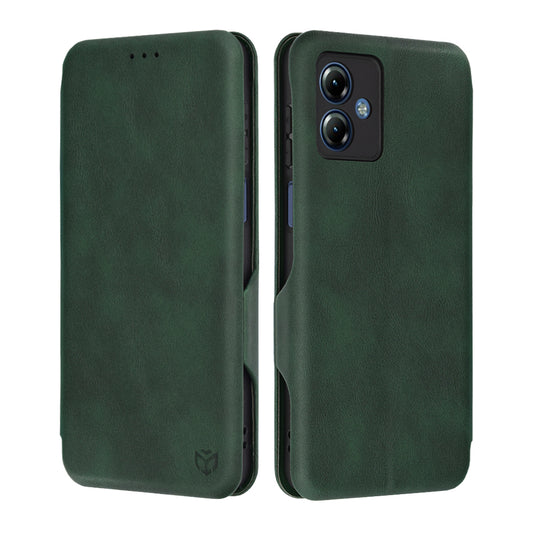 Case for Motorola Moto G14, Techsuit, Safe Wallet Plus, Green