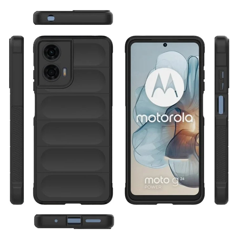 Case for Motorola Moto G24 Power, Techsuit, Magic Shield, Black