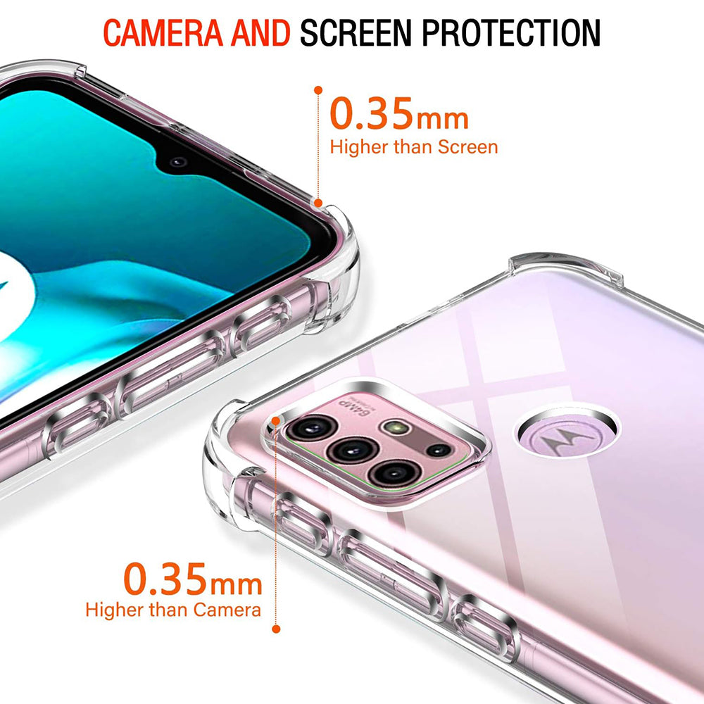 Case for Motorola Moto G30 / G20 / G10, Techsuit, Shockproof Clear, Transparent