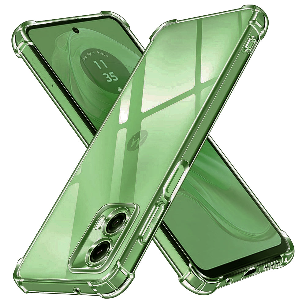 Case for Motorola Moto G35, Techsuit, Shockproof Clear, Transparent