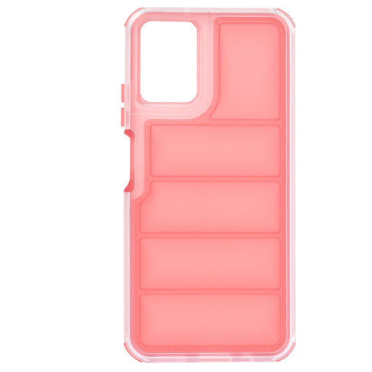 Case for Motorola Moto G45 / G34, Techsuit, Wave Shield, Red