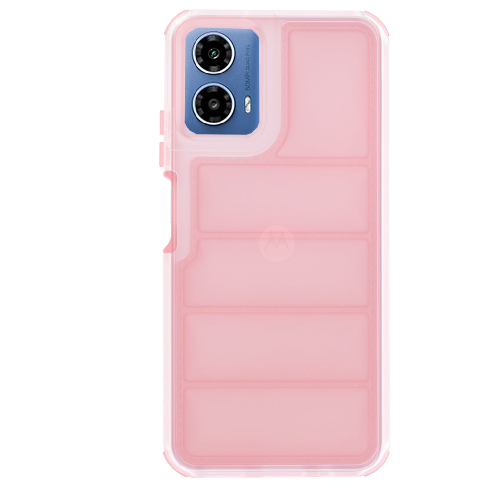 Case for Motorola Moto G45 / G34, Techsuit, Wave Shield, Pink