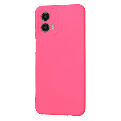 Case for Motorola Moto G53, Techsuit, SoftFlex, Dark Pink