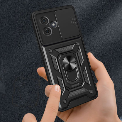 Case for Motorola Moto G54, Techsuit, CamShield, Black