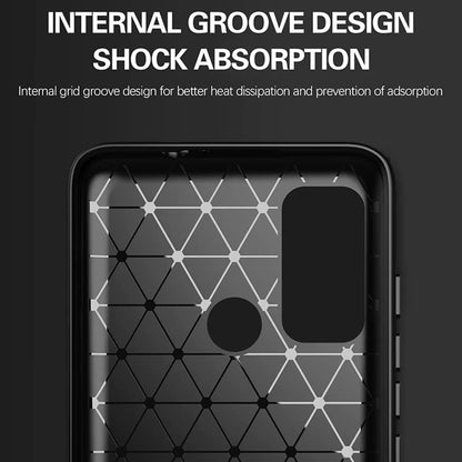Case for Motorola Moto G60, Techsuit, Carbon, Black