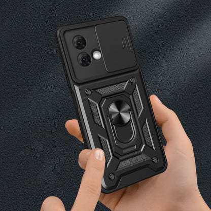 Case for Motorola Moto G84, Techsuit, CamShield, Black
