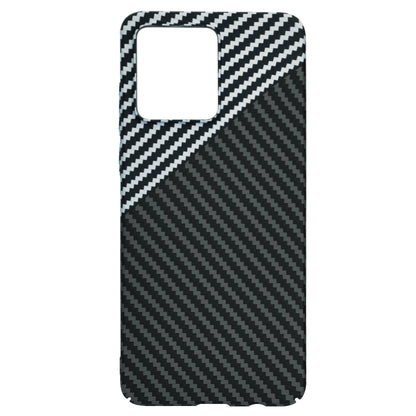 Case for Motorola Moto G84, Techsuit, Carbonite FiberShell, Black Gray