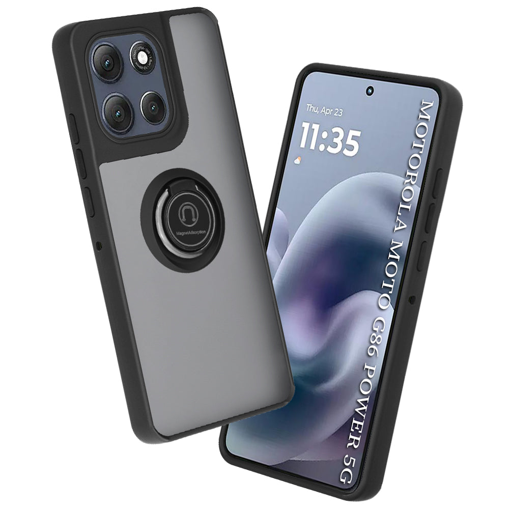 Case for Motorola Moto G86 Power, Techsuit, Glinth, Black