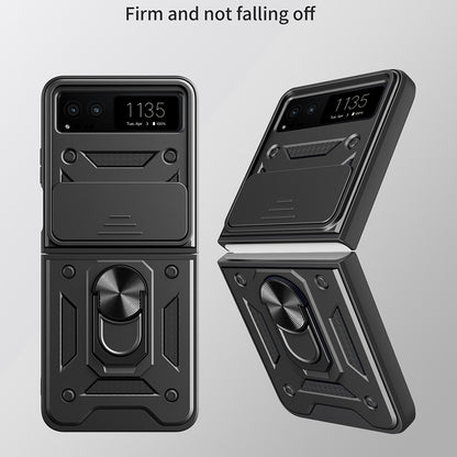 Case for Motorola Razr 40, Techsuit, CamShield, Black
