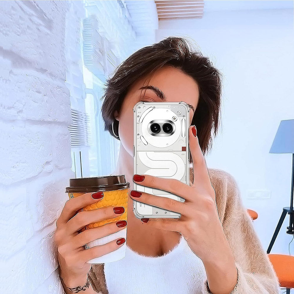 Case for Nothing Phone (4a), Techsuit, Shockproof Clear, Transparent