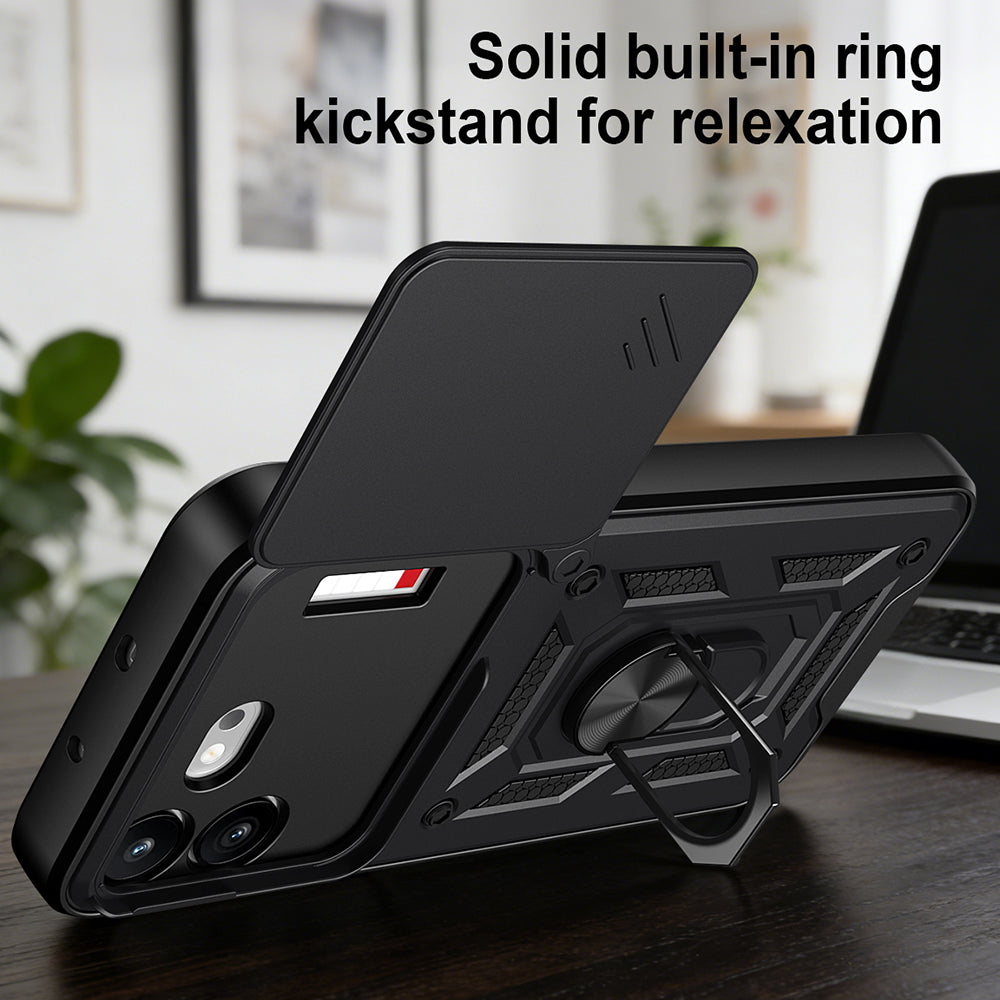 Case for Nothing Phone (4b), Techsuit, CamShield, Black