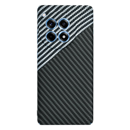 Case for OnePlus 12R, Techsuit, Carbonite FiberShell, Black Gray