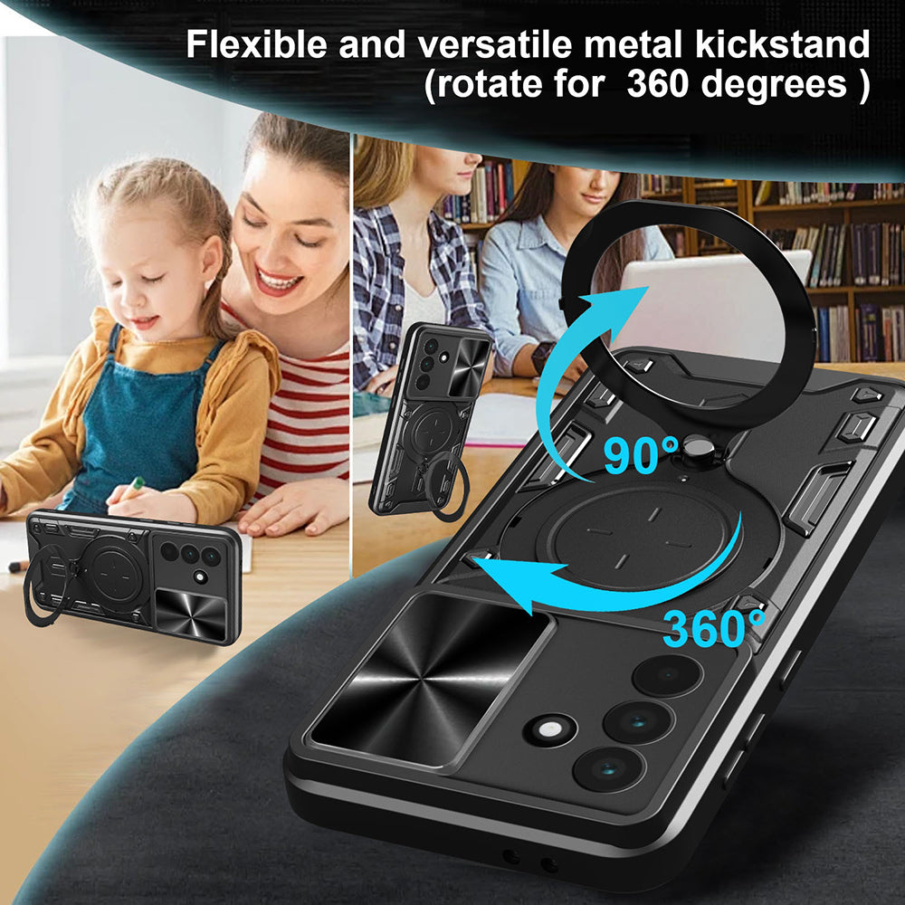 Case for OnePlus 13R, Techsuit, CamGuard Pro, Red