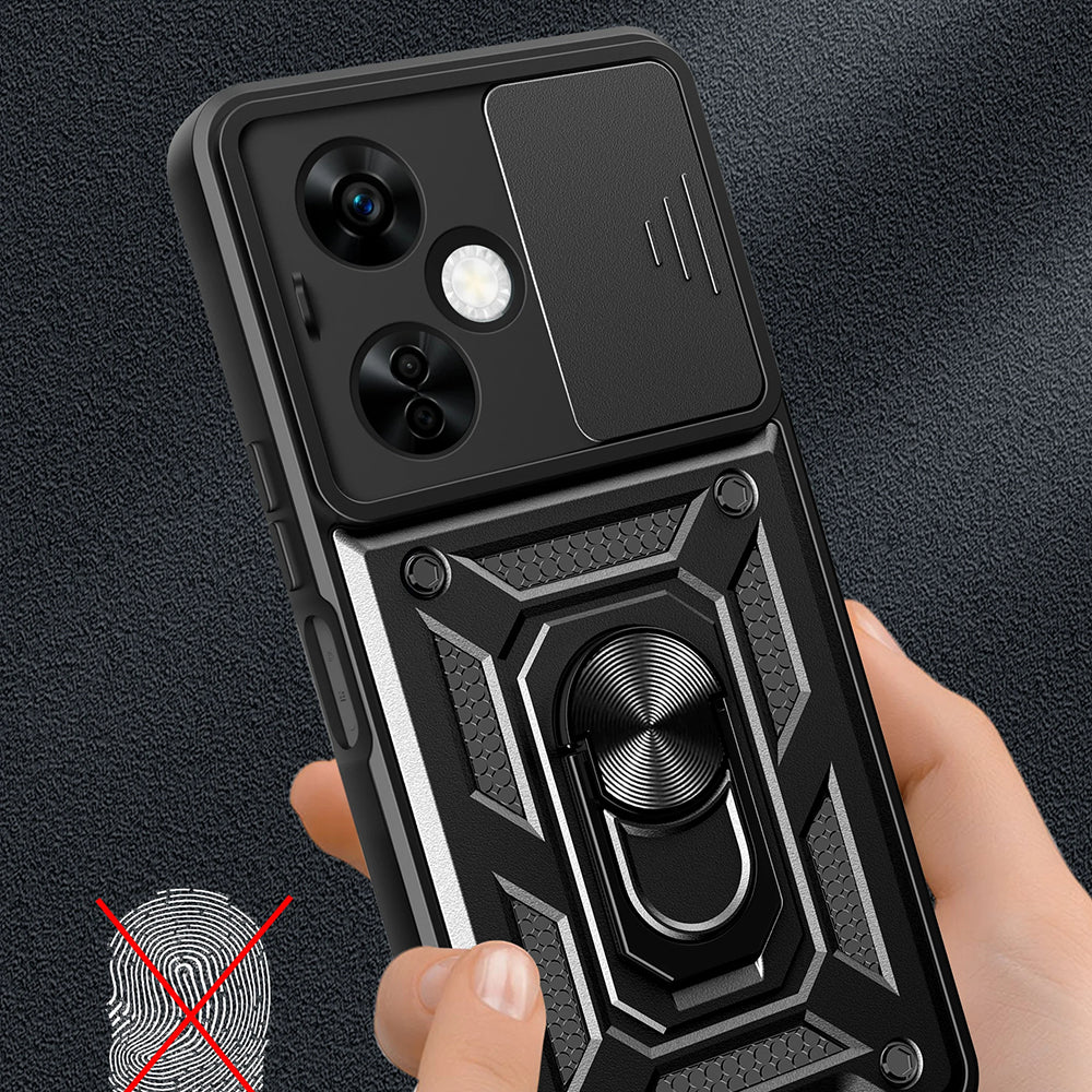 Case for OnePlus Nord CE 3 Lite, Techsuit, CamShield, Black
