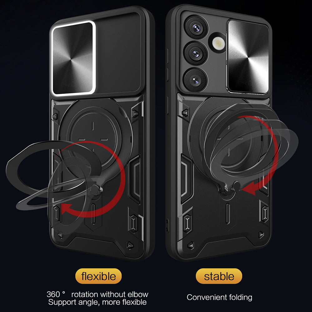 Case for Oppo A5 4G / A5 5G, Techsuit, CamGuard Pro, Purple