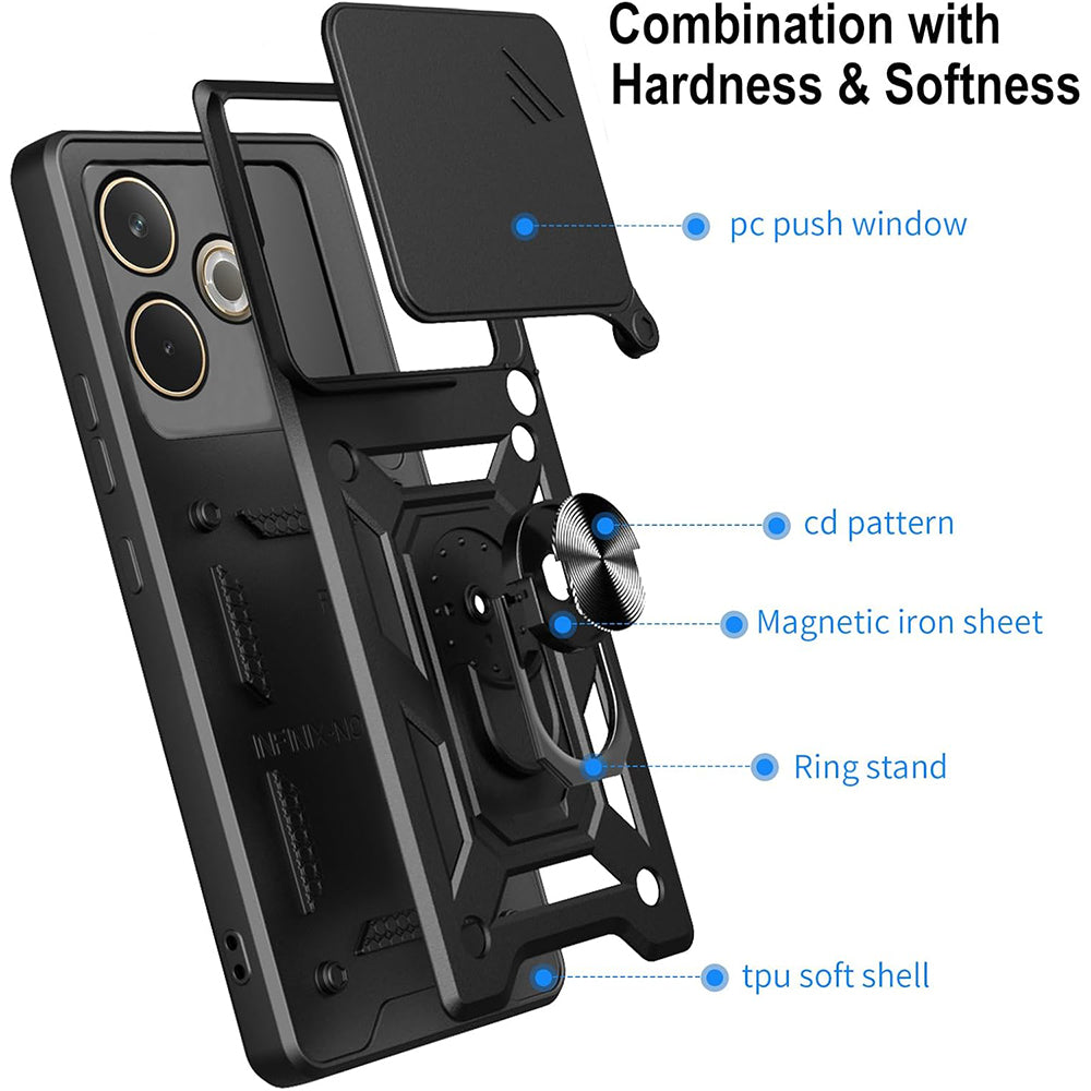 Case for Oppo A5 Pro 4G / A5 Pro, Techsuit, CamShield, Blue