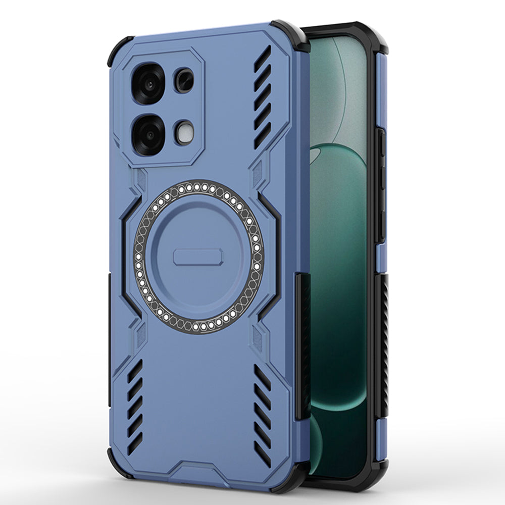 MagSafe Case for Oppo A6 Pro 5G / A6 Pro 4G, Techsuit, ArmorMag, Blue