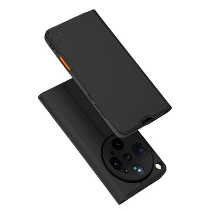 Case for Oppo Find X9 Ultra, Techsuit, Magskin Book, Black