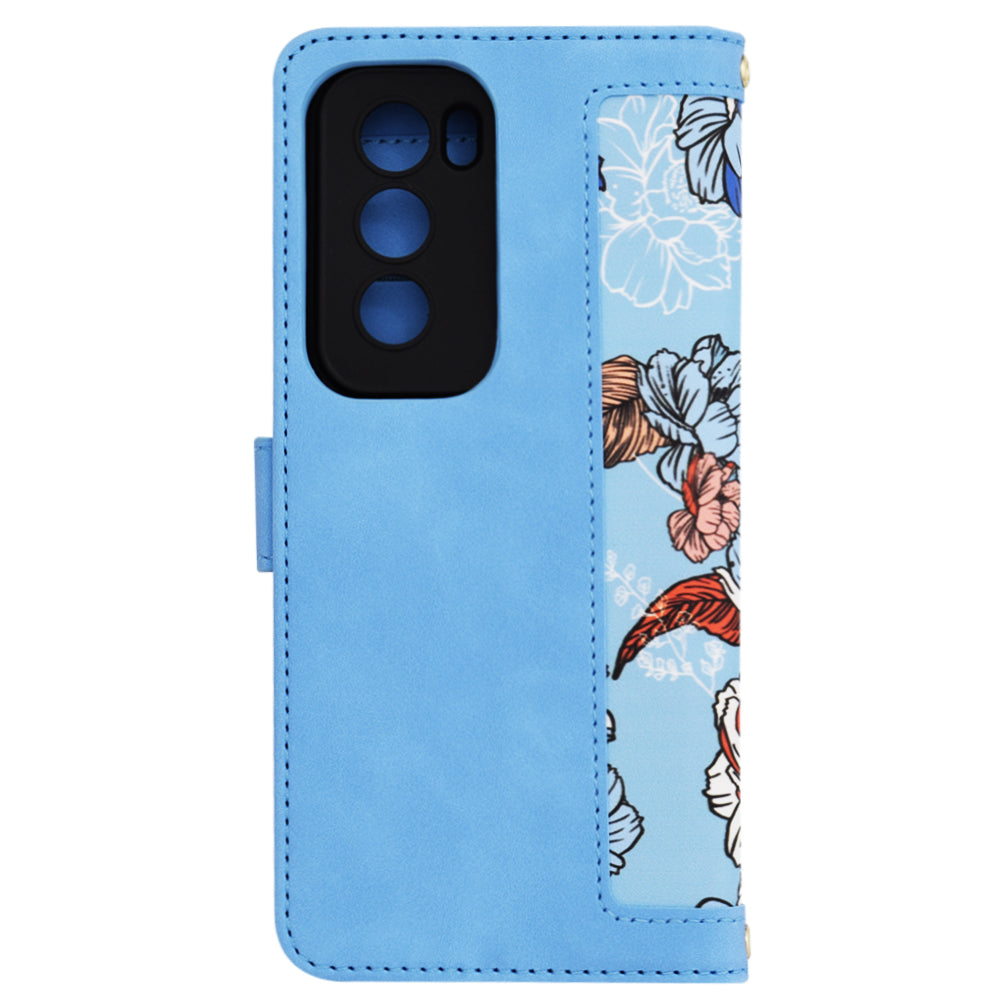 Case for Oppo Reno12 Pro, Techsuit, FlipCraft, Blue