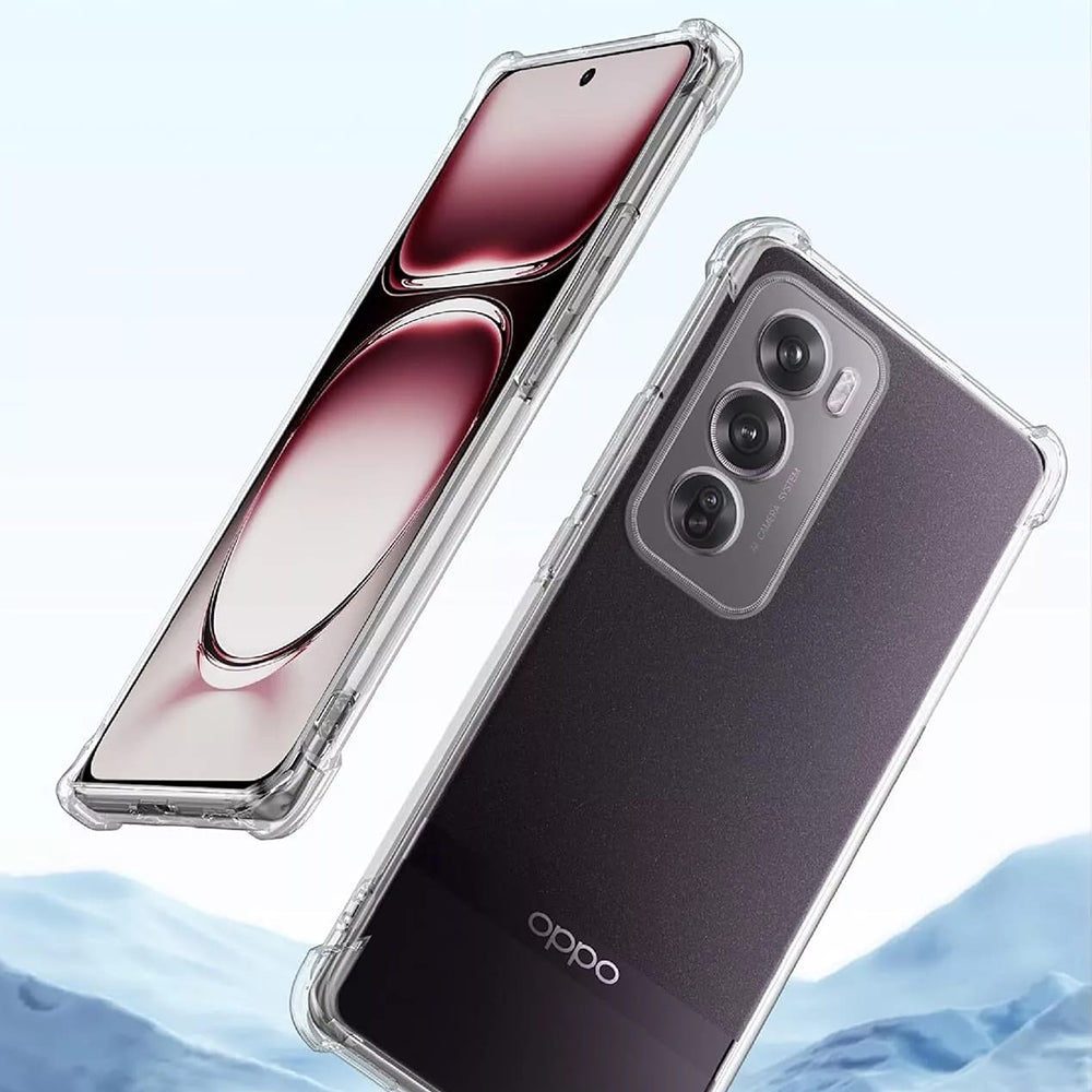 Case for Oppo Reno12, Techsuit, Shockproof Clear, Transparent