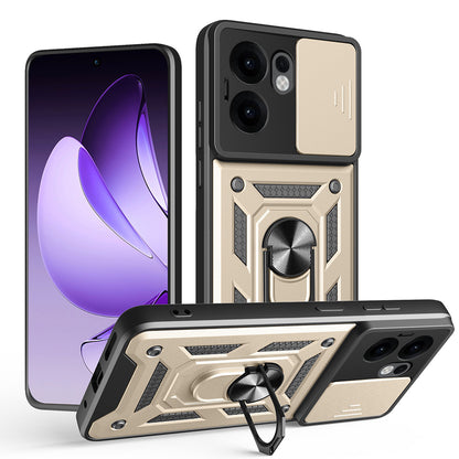 Case for Oppo Reno13 FS 5G / Reno13 F 4G / Reno13 F, Techsuit, CamShield, Gold