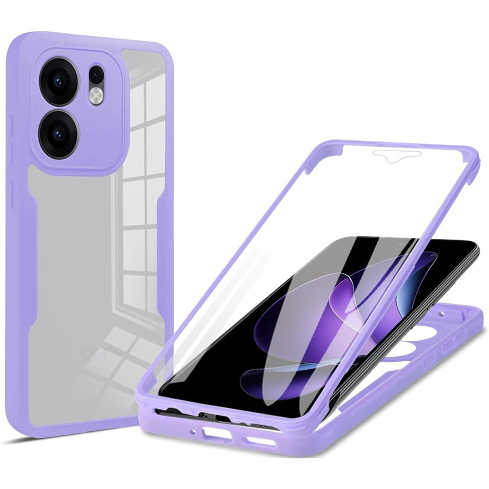 Case for Oppo Reno13 FS 5G / Reno13 F 4G / Reno13 F, Techsuit, ColorVerse 360, Purple