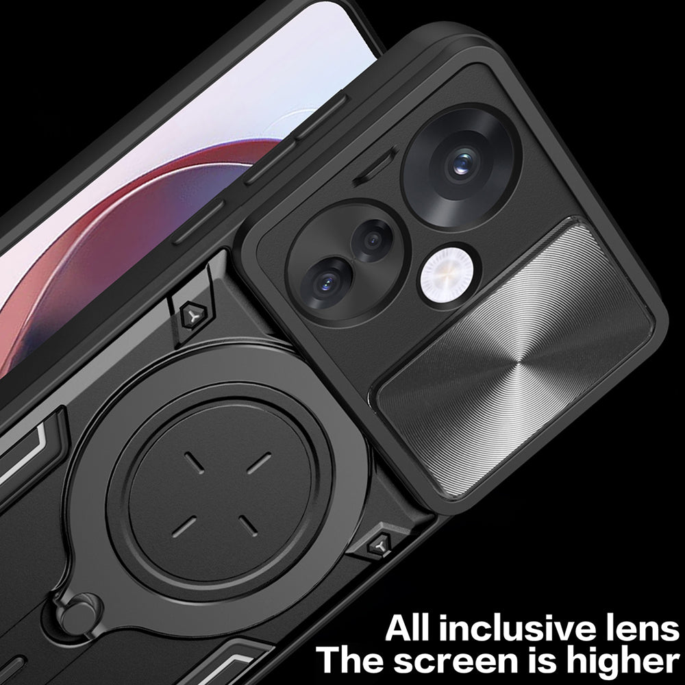 Case for Oppo Reno13 Pro, Techsuit, CamGuard Pro, Black