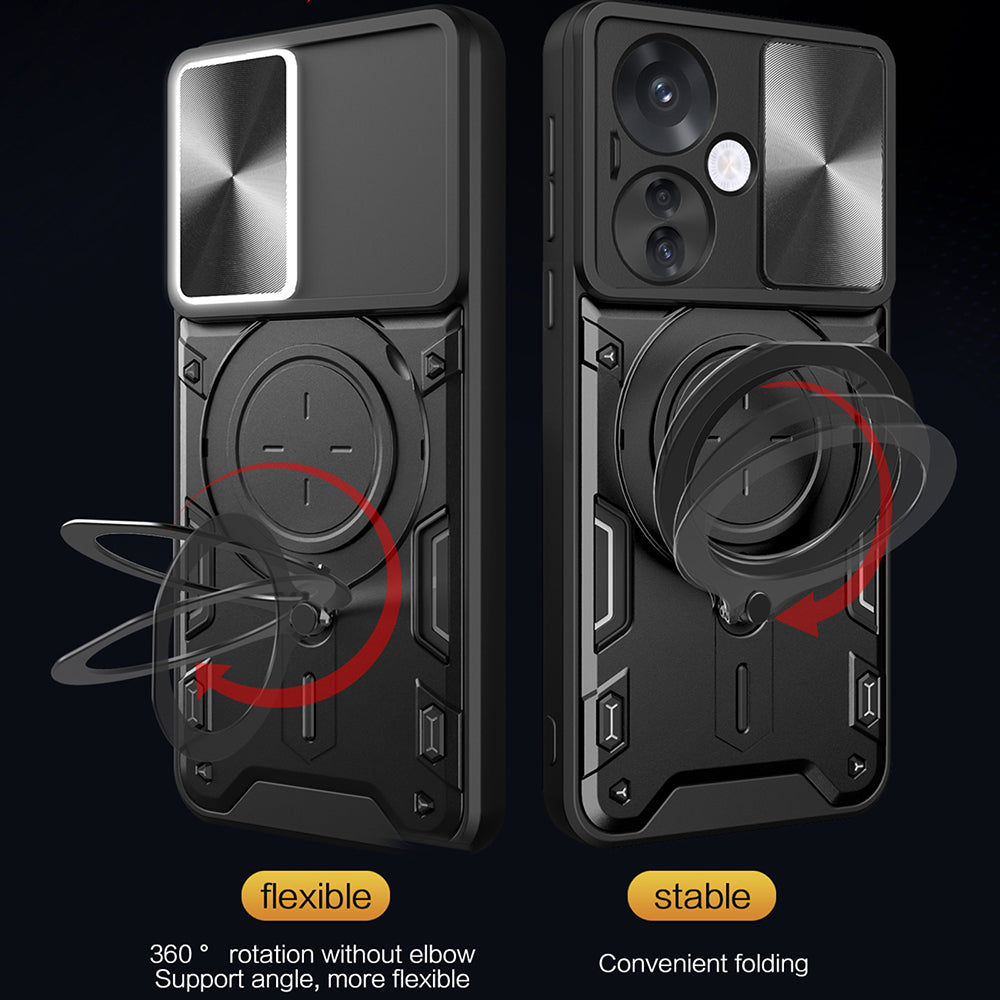 Case for Oppo Reno13 Pro, Techsuit, CamGuard Pro, Red