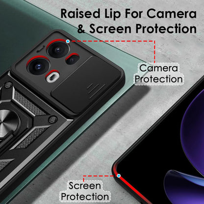 Case for Oppo Reno13 Pro, Techsuit, CamShield, Green