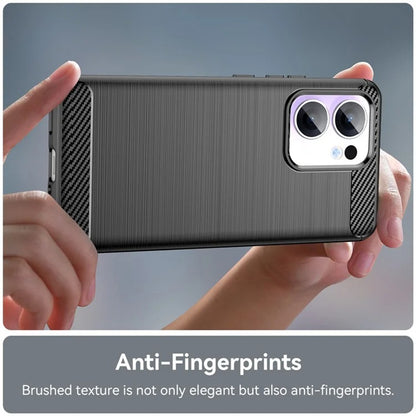 Case for Oppo Reno13 Pro, Techsuit, Carbon, Black